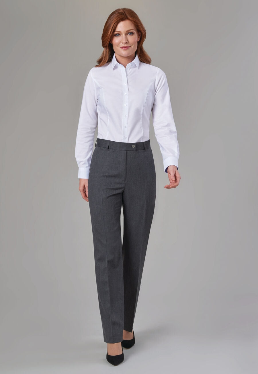 grosvenor straight leg trouser - navy