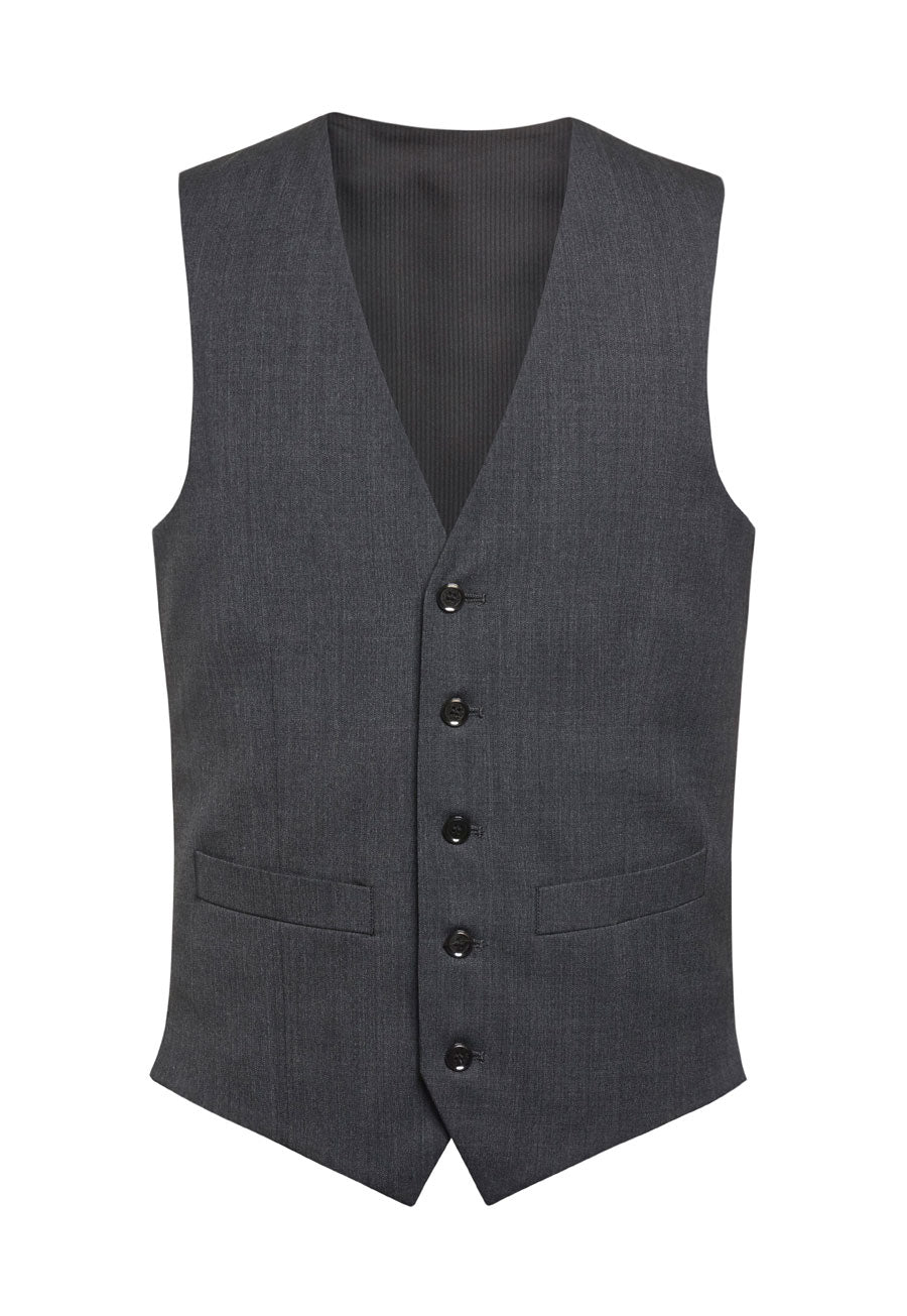capital waistcoat - mid grey