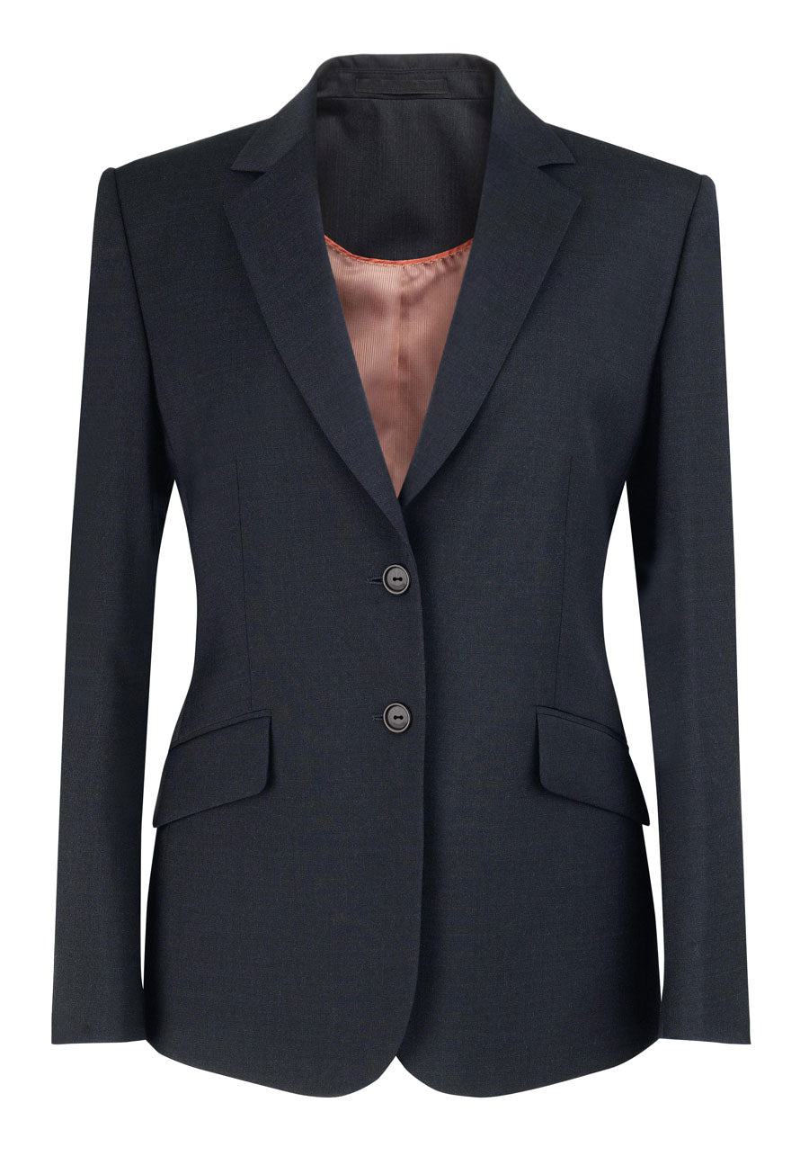 connaught classic fit jacket - charcoal