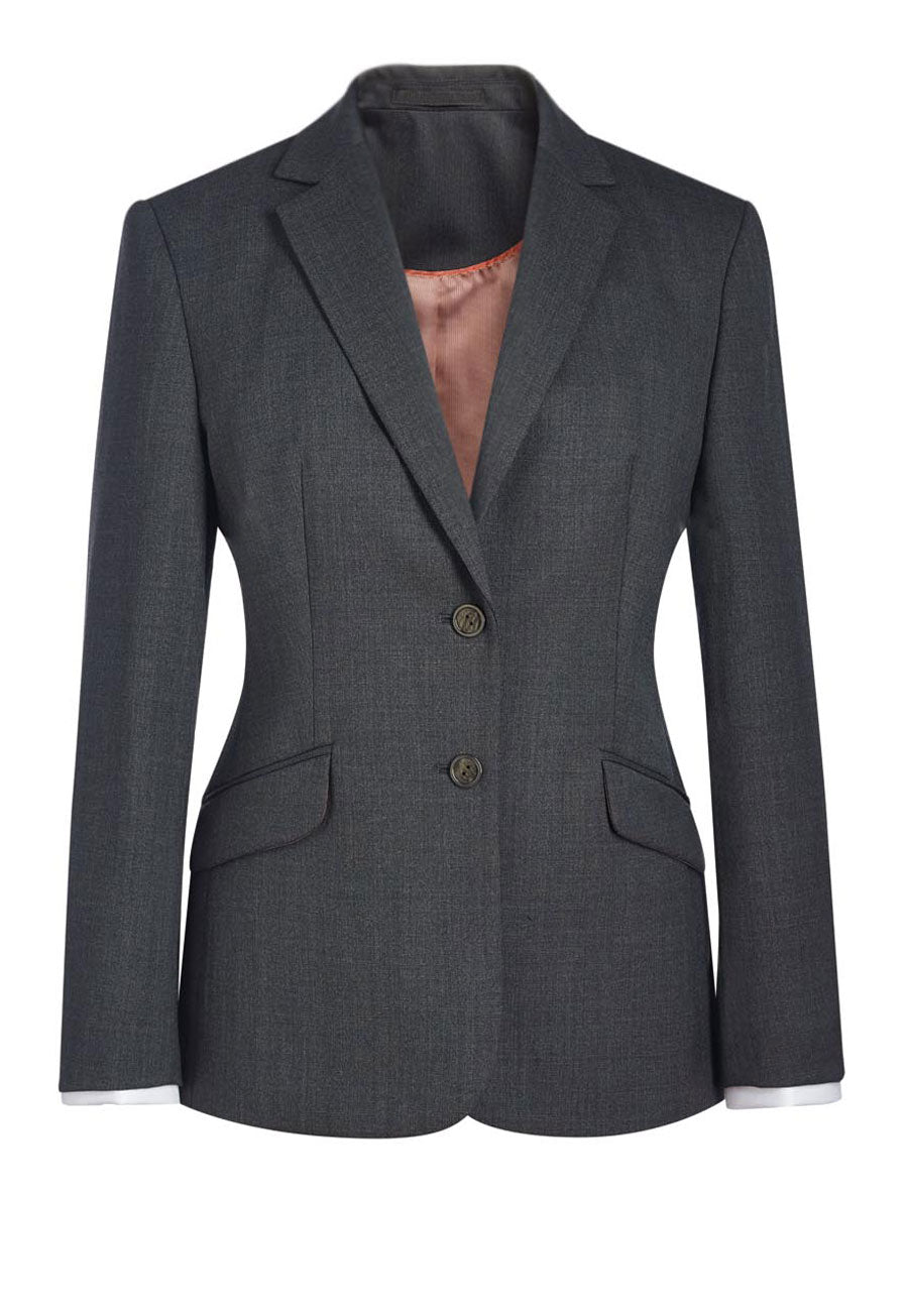 connaught classic fit jacket - mid grey