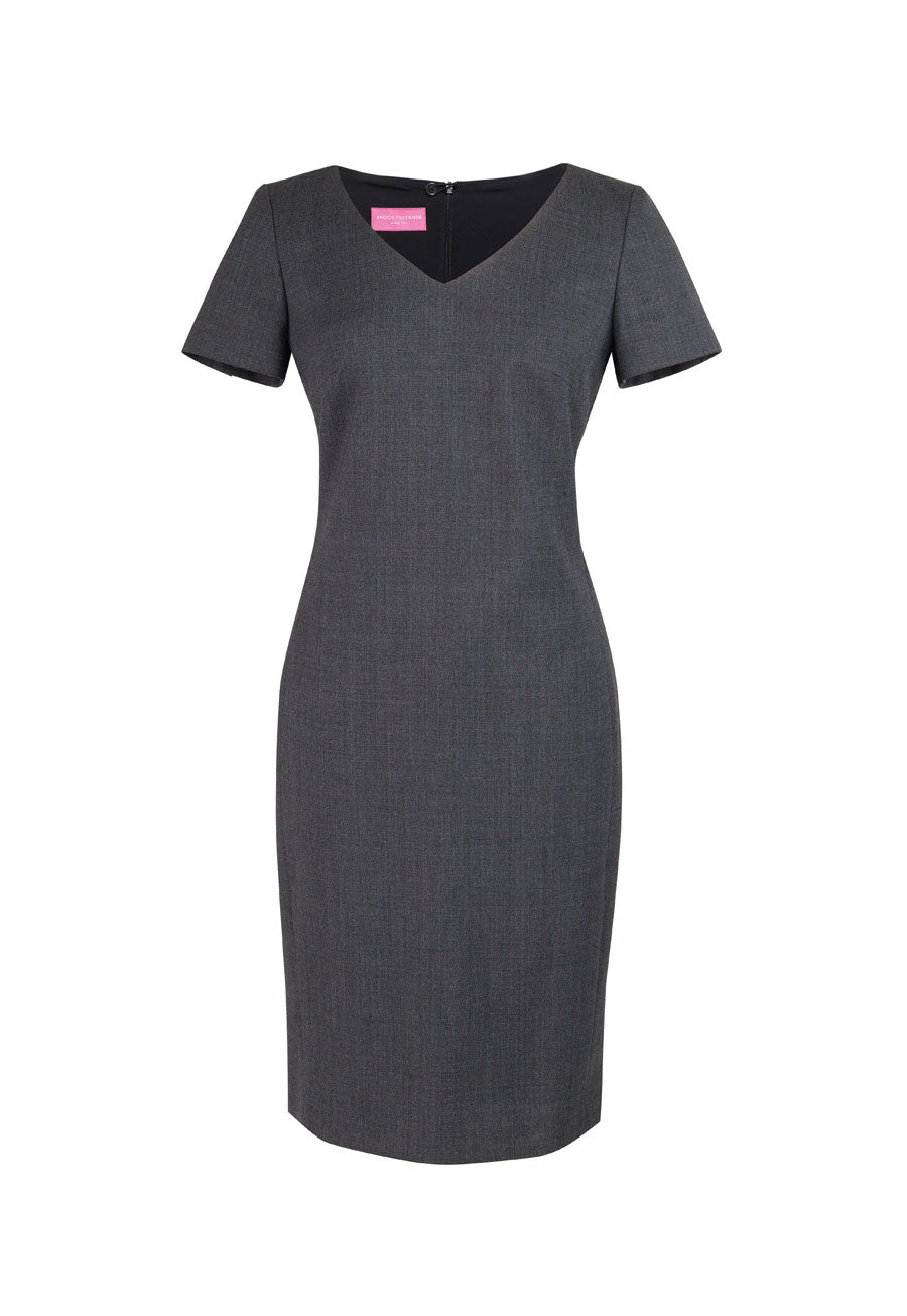 corinthia dress - mid grey