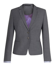 Calvi Slim Fit Jacket - Light Grey