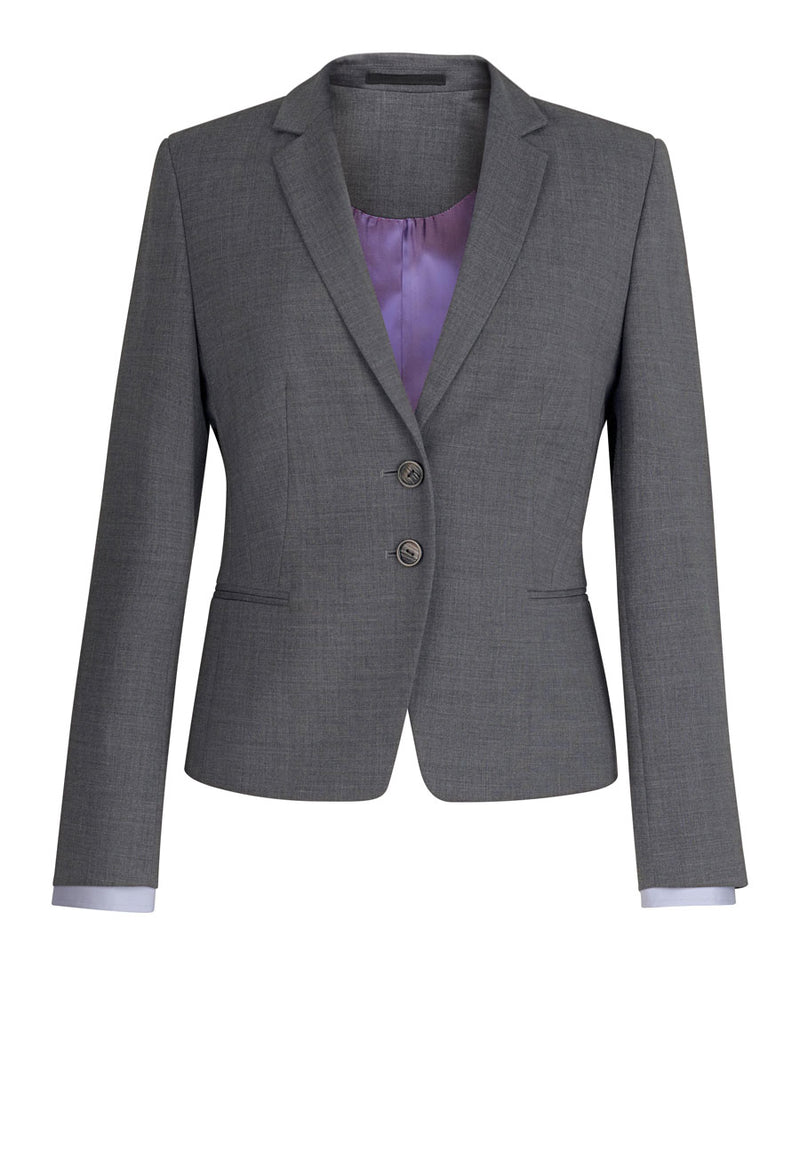 Calvi Slim Fit Jacket - Light Grey
