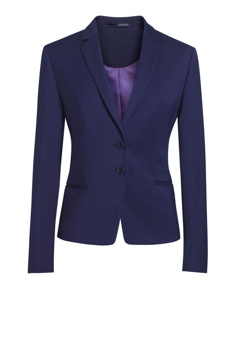 Calvi Slim Fit Jacket - Mid Blue