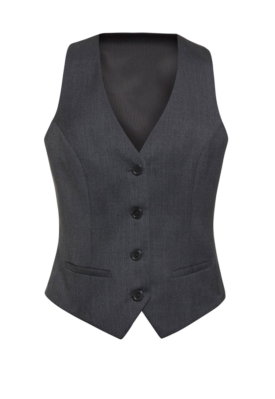waldorf waistcoat - mid grey