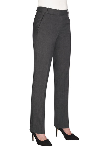 Astoria Tailored Leg Trouser - Mid Grey