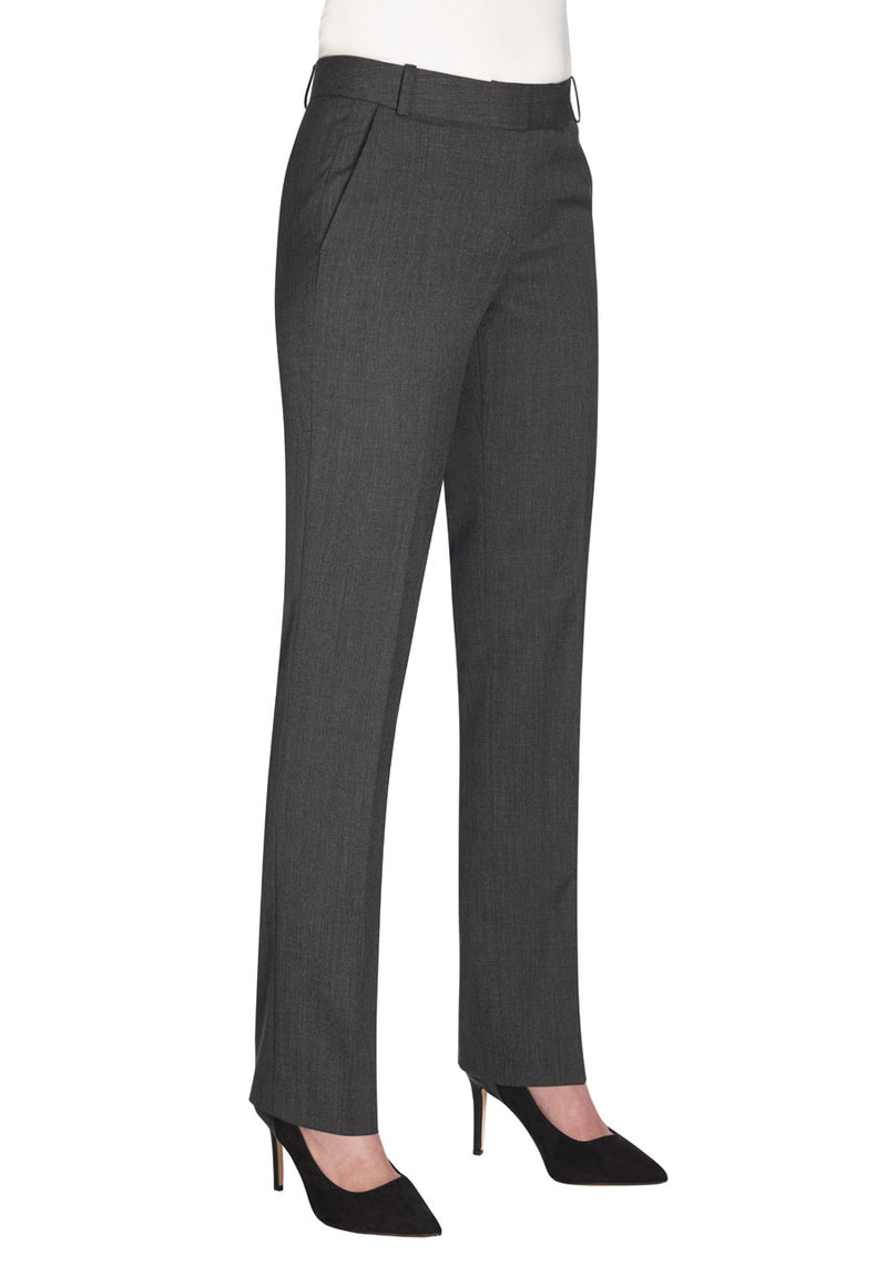 Astoria Tailored Leg Trouser - Mid Grey