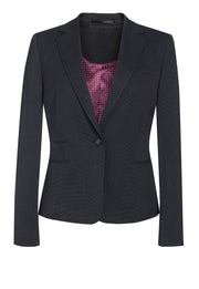 Ariel Slim Fit Jacket - Char P/Dot