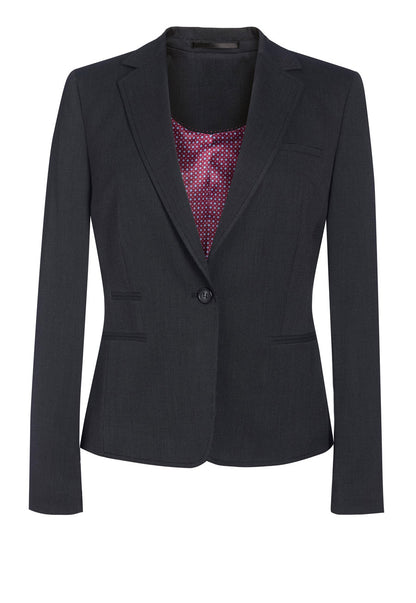 Ariel Slim Fit Jacket - Char P/Dot