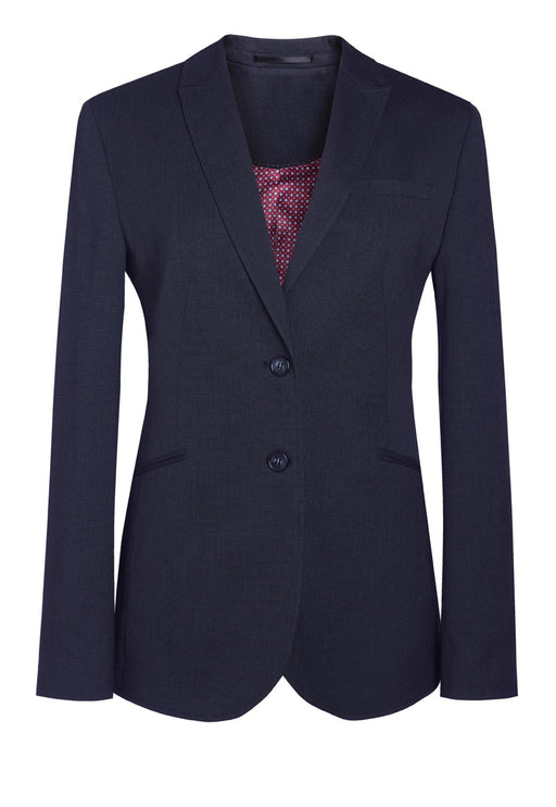 Cordelia Tailored Fit Jacket - Navy P/Dot