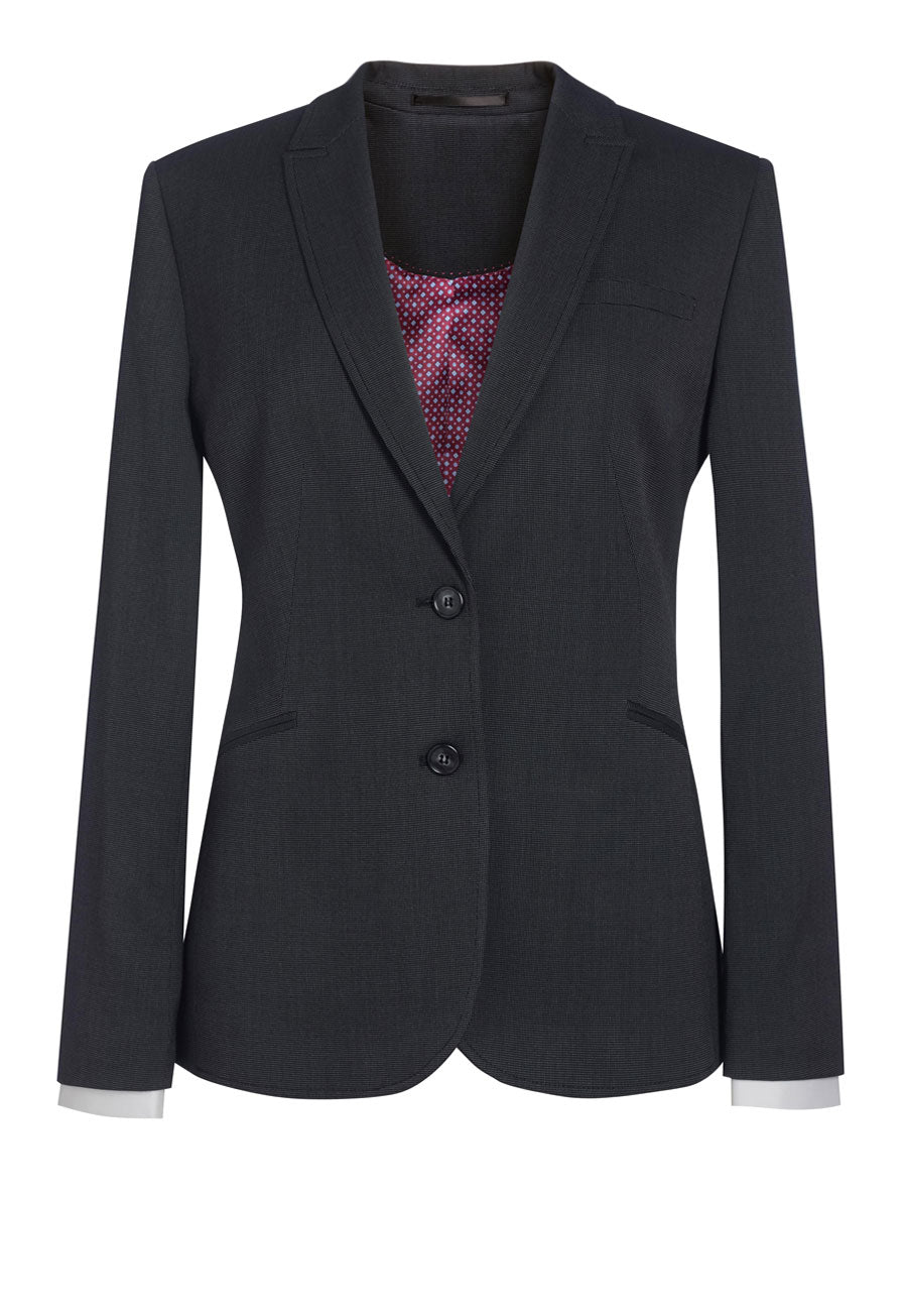cordelia tailored fit jacket - char p/dot