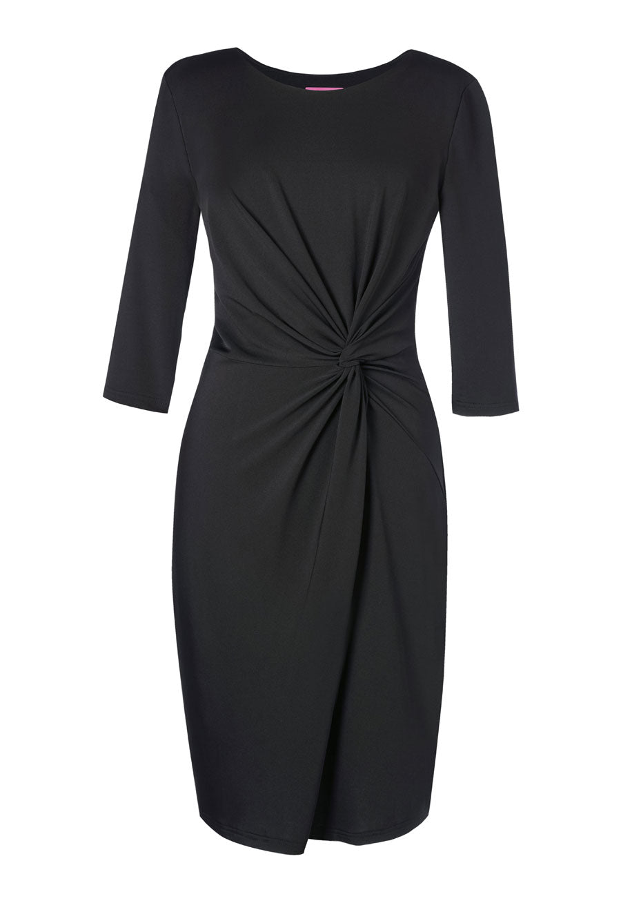 neptune stretch dress - black