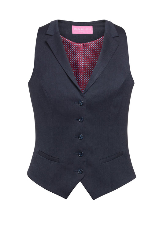 Larissa Waistcoat - Navy P/Dot