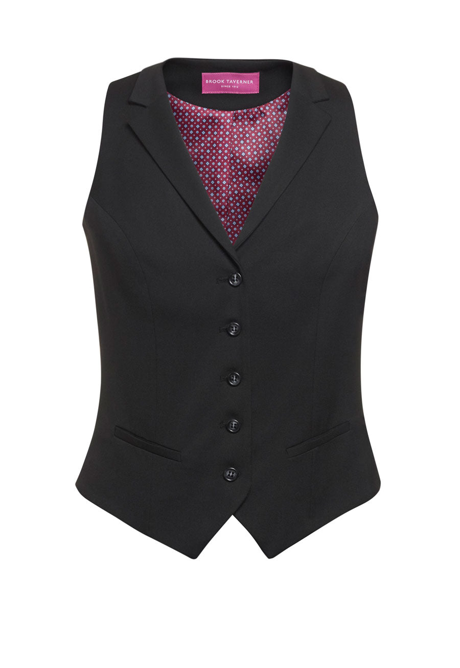 larissa waistcoat - black