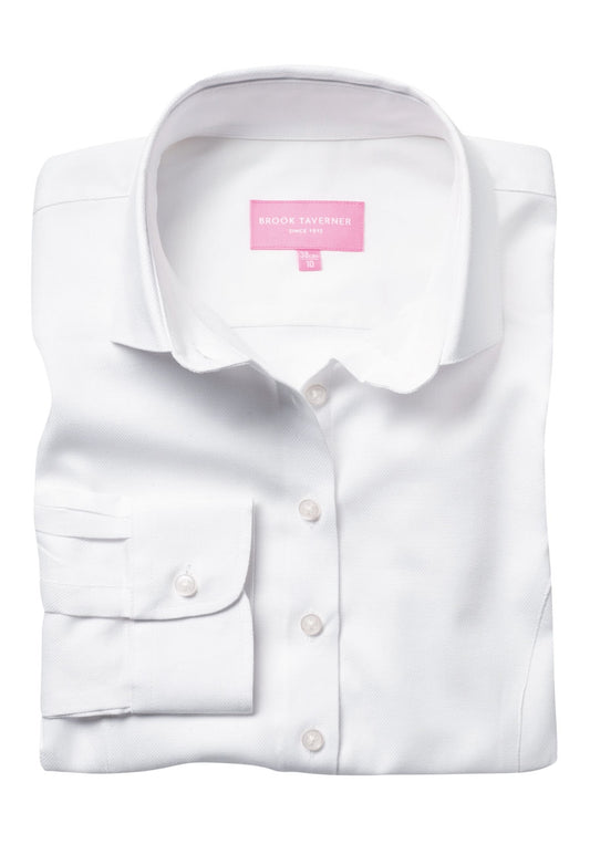 Aspen Ladies' L/S Blouse - White
