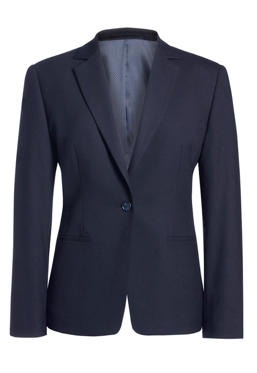 Cannes Tailored Fit Jacket - Navy