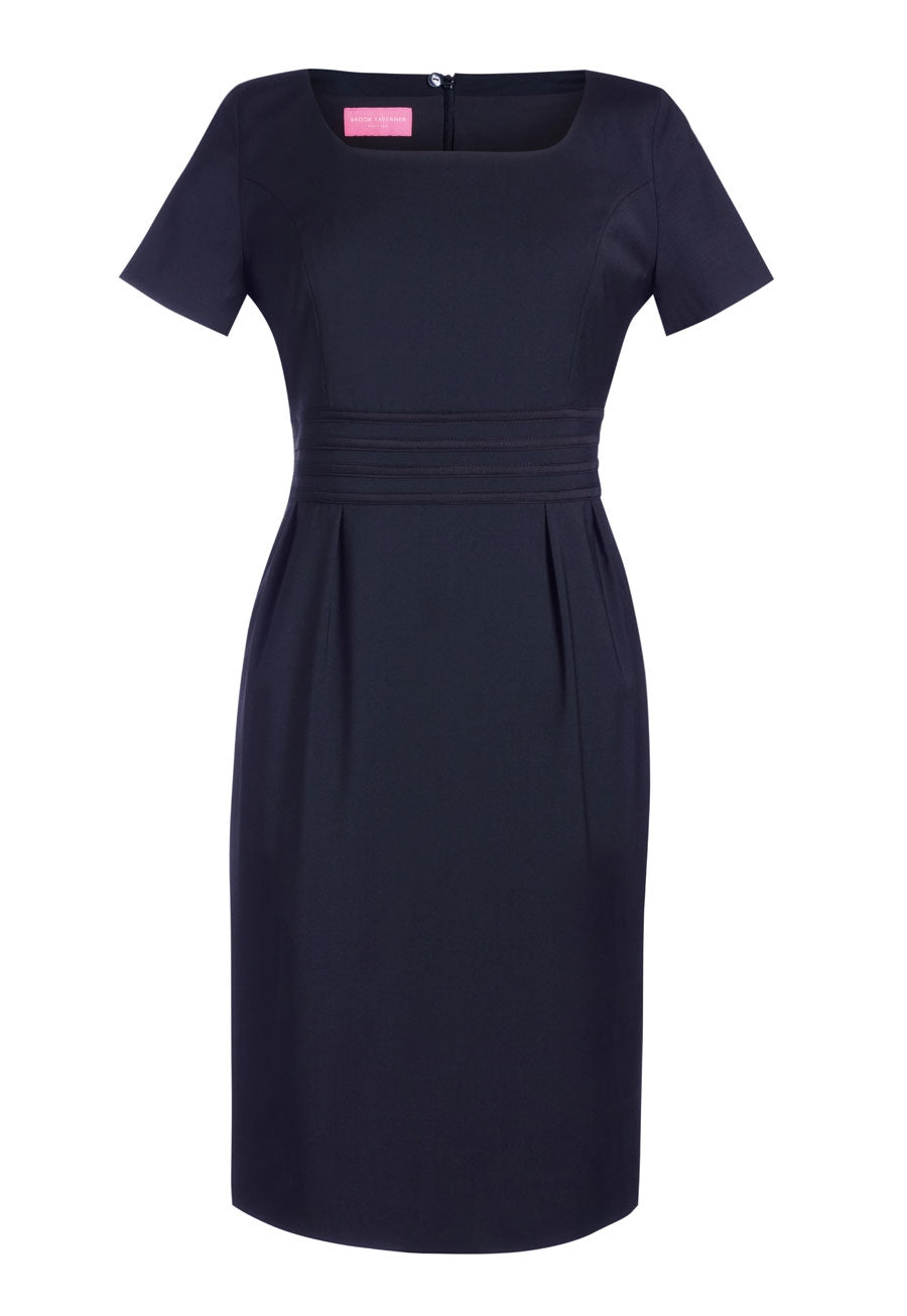 bordeaux dress - navy