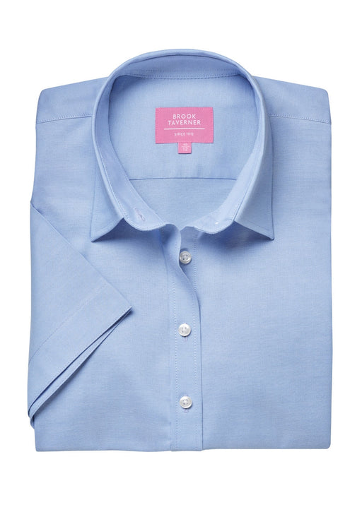 Hamilton Ladies's S/S Blouse - Sky Blue