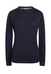 Helena Crew Neck Jumper - Navy