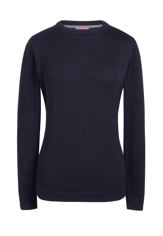 Helena Crew Neck Jumper - Navy