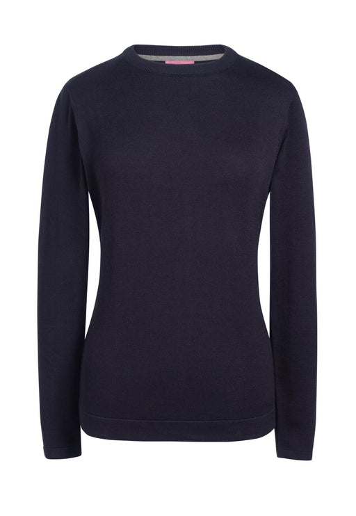 Helena Crew Neck Jumper - Navy