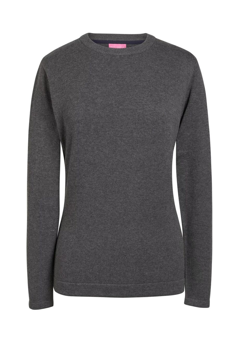 Helena Crew Neck Jumper - Charcoal