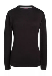 Helena Crew Neck Jumper - Black