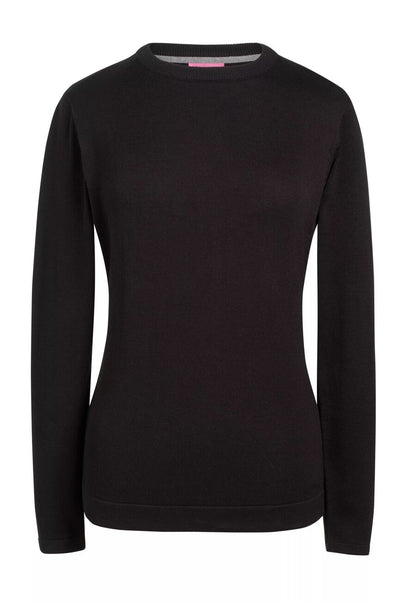 Helena Crew Neck Jumper - Black