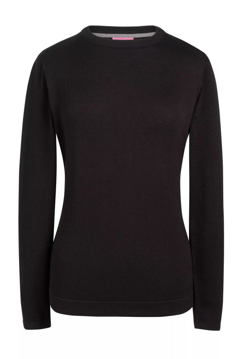 Helena Crew Neck Jumper - Black