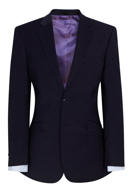 Avalino Tailored Fit Jacket - Navy Plain