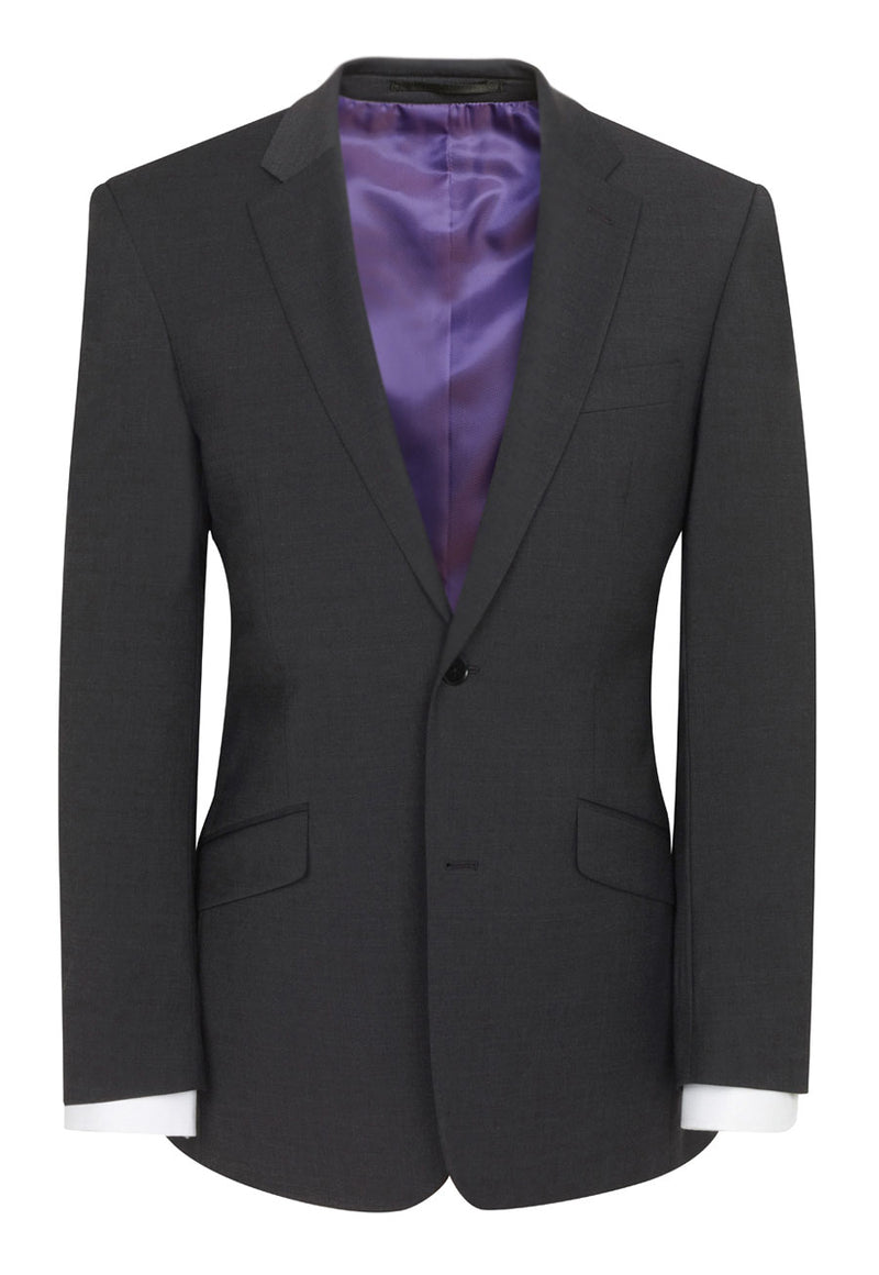 Avalino Tailored Fit Jacket - Charcoal