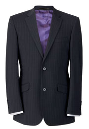 Avalino Tailored Fit Jacket - Char p/str