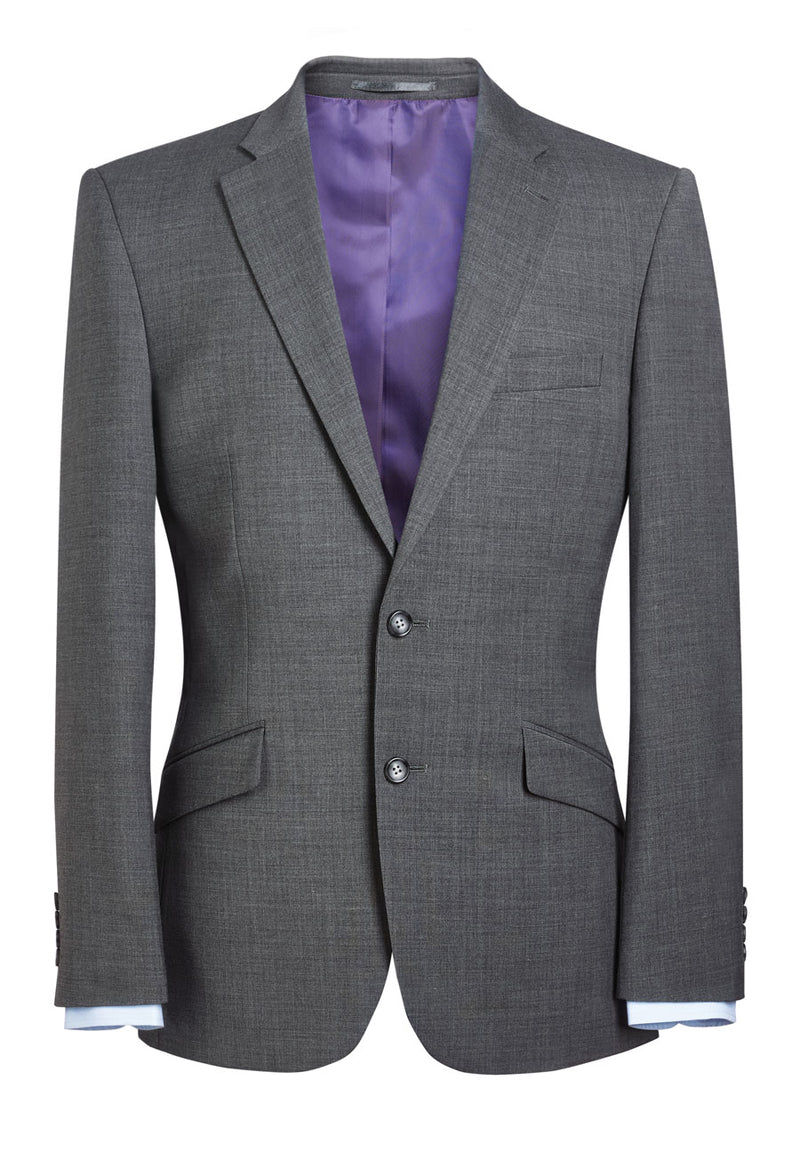 Avalino Tailored Fit Jacket - Light Grey