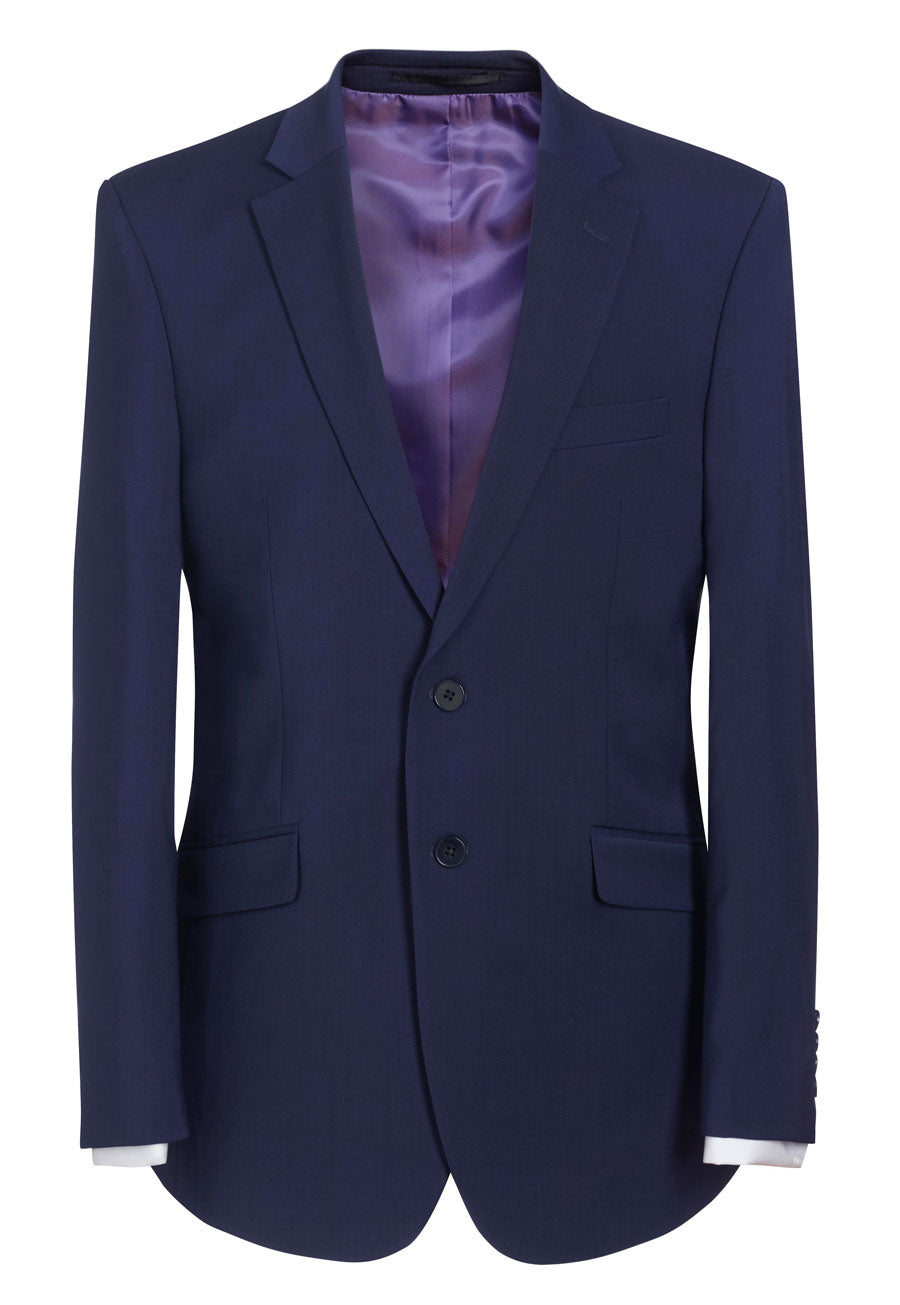 avalino tailored fit jacket - mid blue