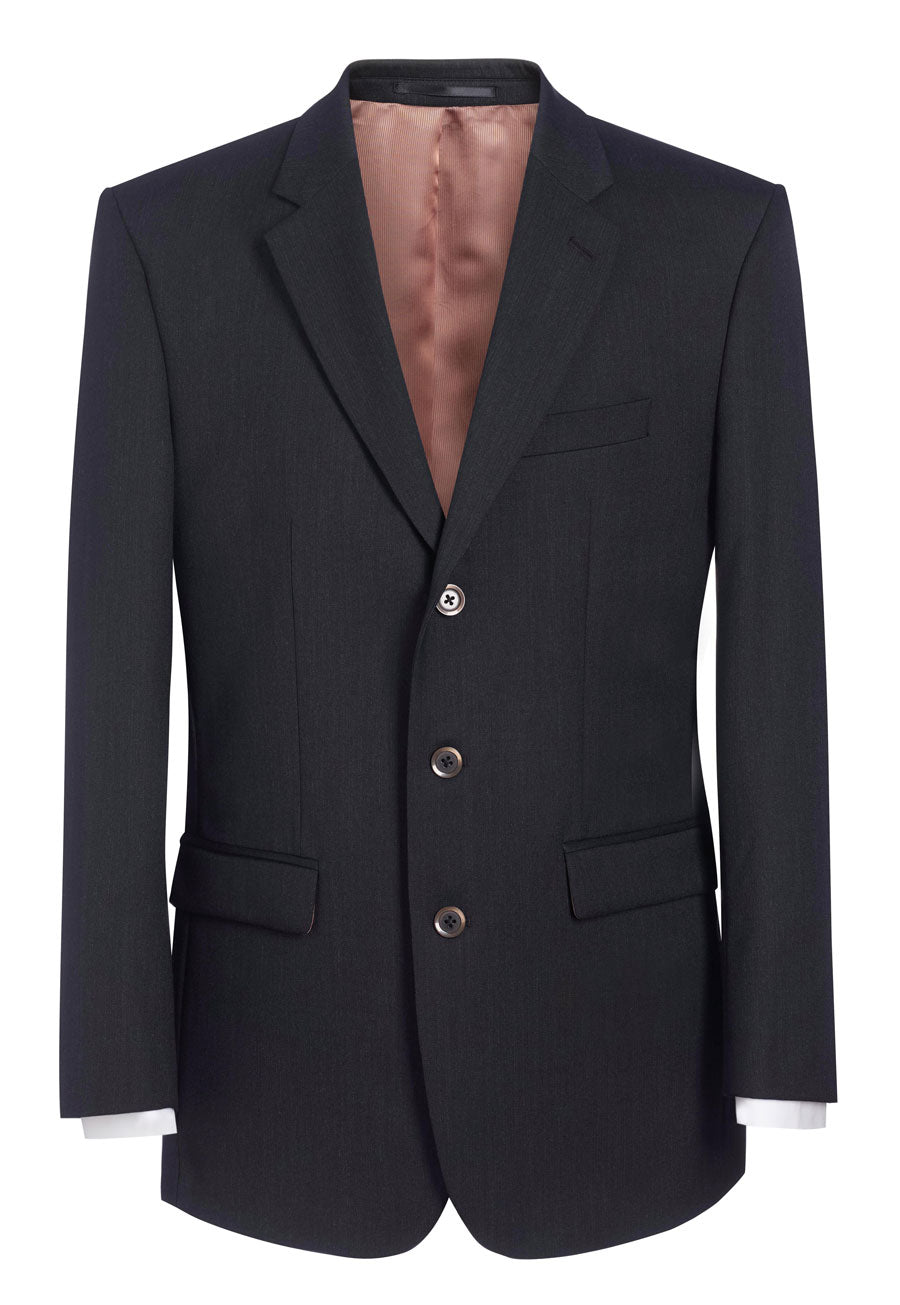 langham classic fit jacket - charcoal