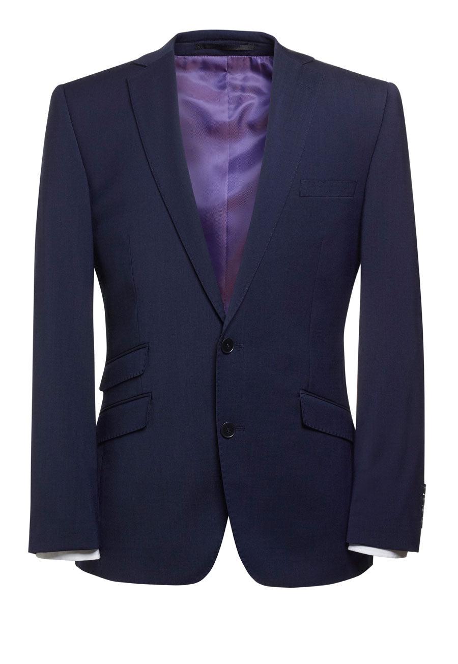 cassino slim fit jacket - mid blue