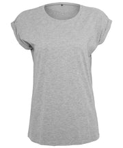 Women's extended shoulder tee