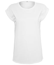 Women's extended shoulder tee
