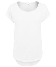 Women's long slub tee