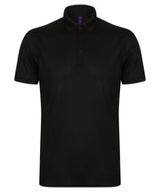 Stretch polo shirt with wicking finish (slim fit)