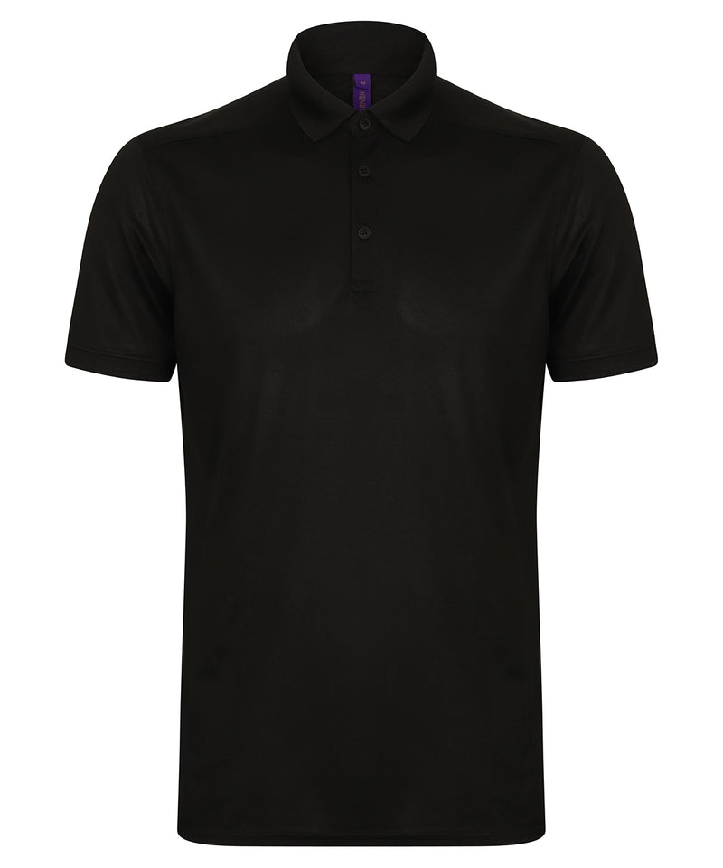 Stretch polo shirt with wicking finish (slim fit)