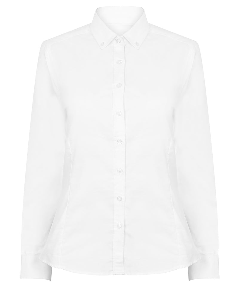 Women's modern long sleeve Oxford shirt