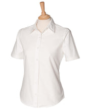 Women's short sleeve classic Oxford shirt