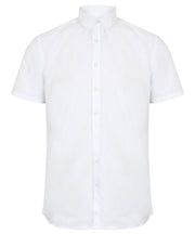 Modern short sleeve Oxford shirt