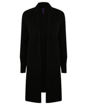 Women's longline open cardigan