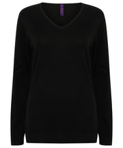 Women's 12 gauge v-neck jumper