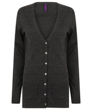 Women's v-button cardigan