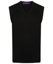 Sleeveless v-neck jumper