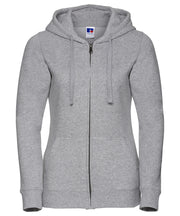 Women's authentic zipped hooded sweatshirt