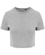 Women's triblend cropped T